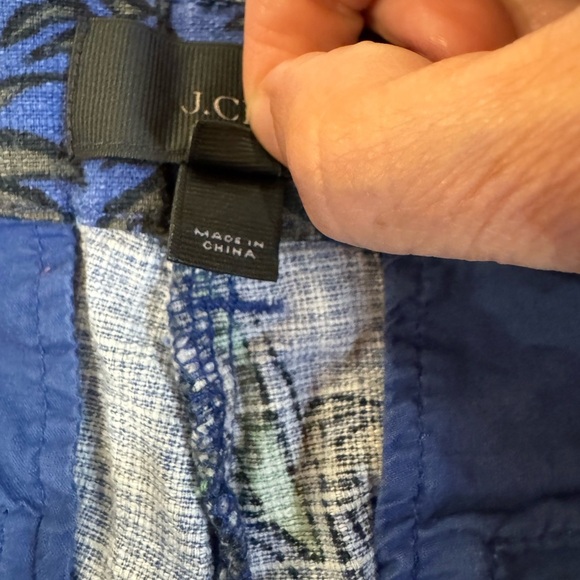J crew blue & Orange floral cotton shorts - Picture 14 of 15